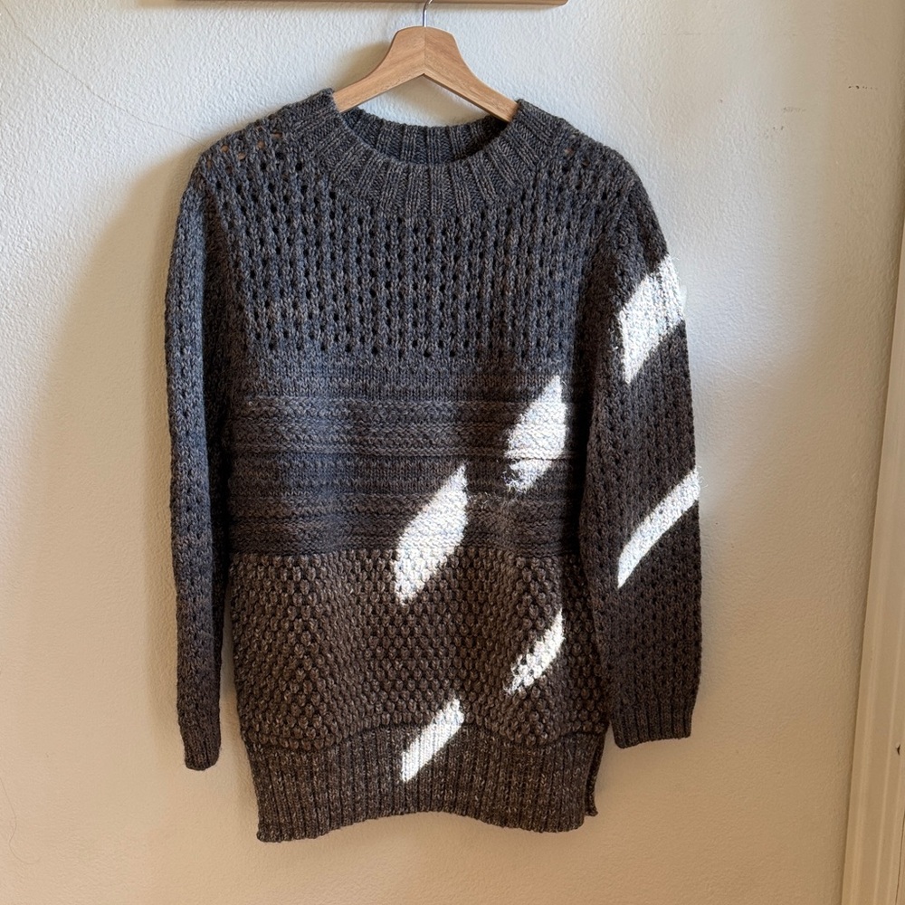 Wol Hide Mixed Stitch Pullover